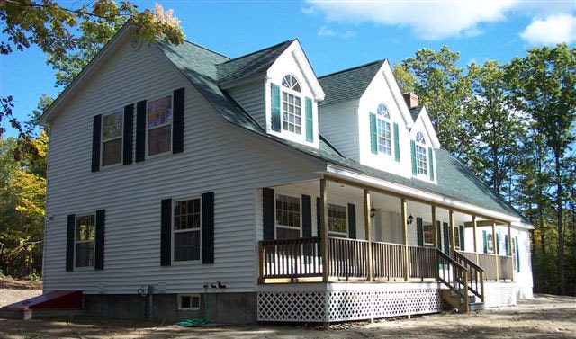 Caprarella Cape with wrap-around porch