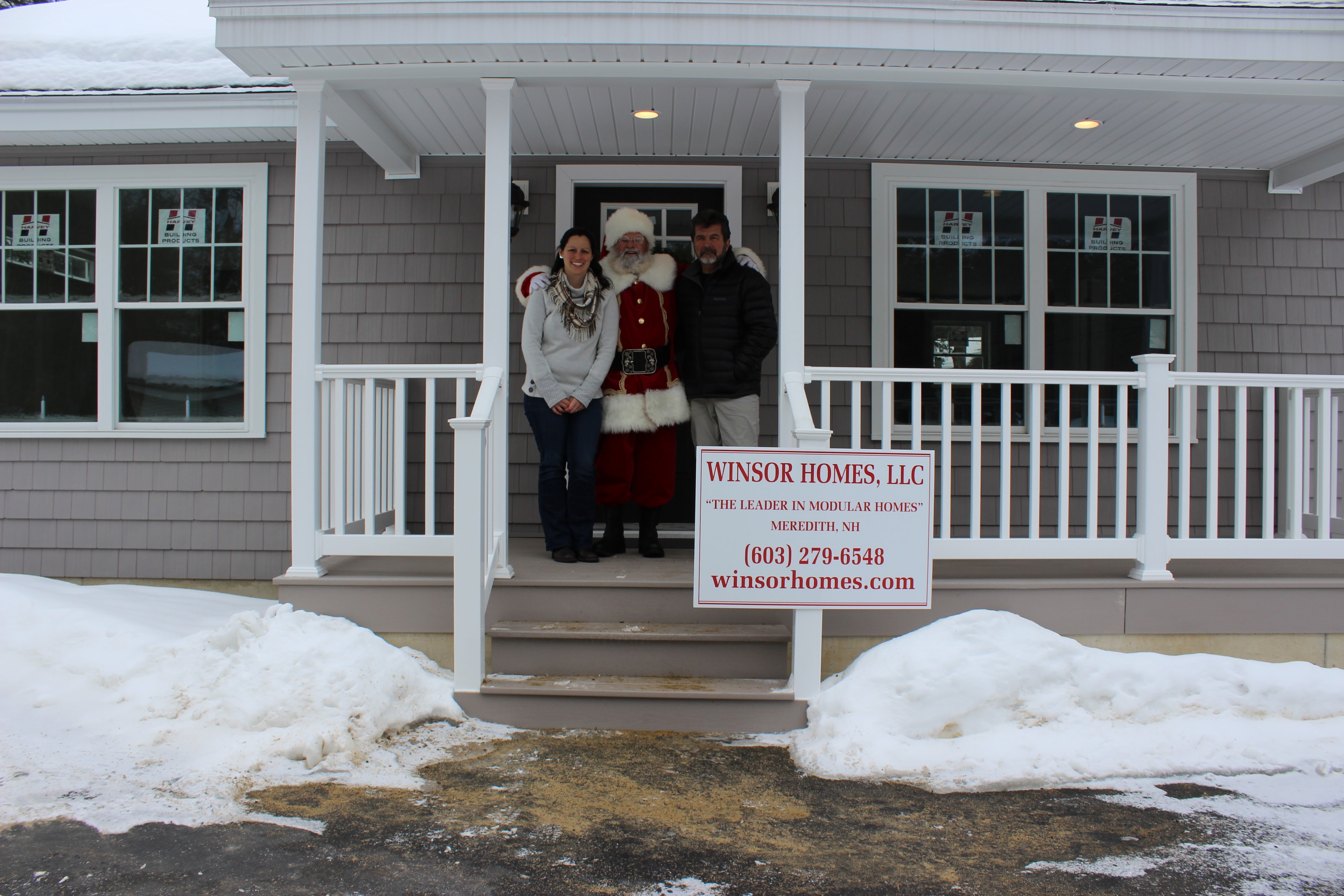 Winsor Homes with Santa