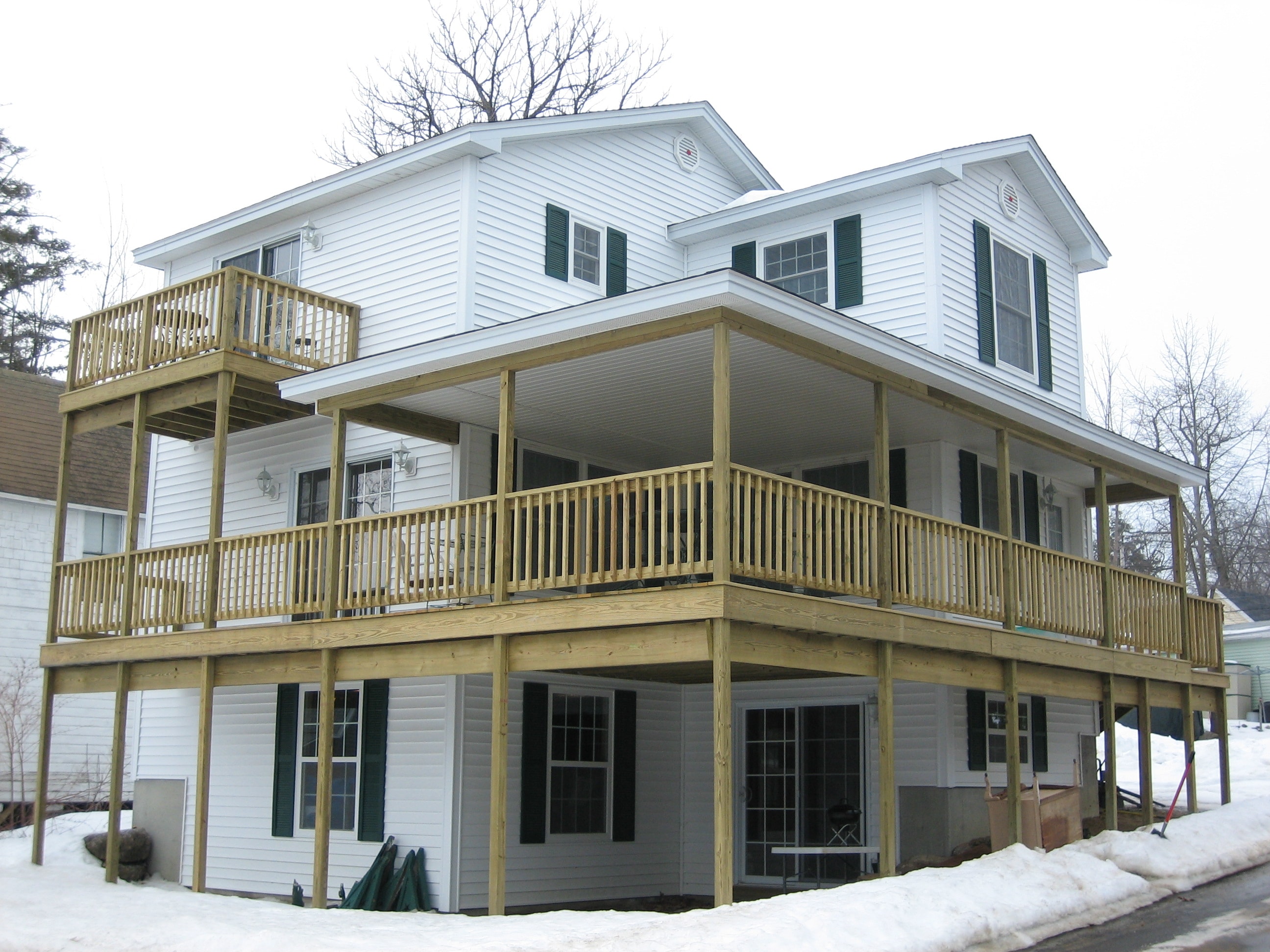 Sullivan exterior with multi-level decks
